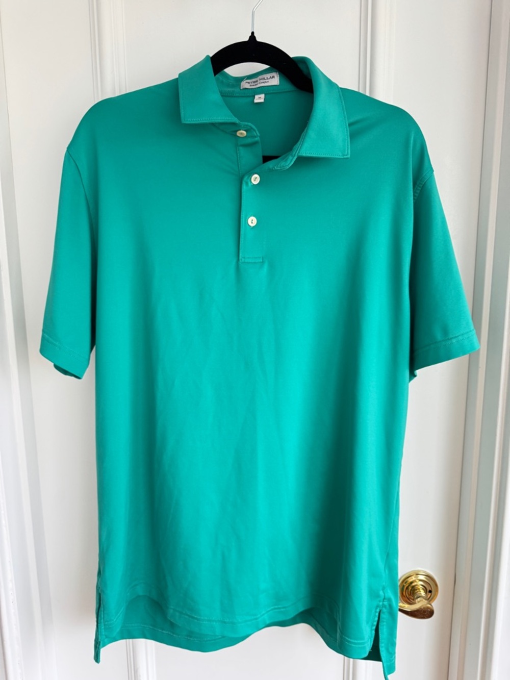 Peter Millar Mens M Performance Polo Shirt Summer Comfort EUC